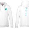 #15- White CSW Adult Pullover Hoodie - Front Embroidered - Image 2