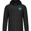 #3- Black Youth Lightweight Puffy Jacket - Front Embroidered